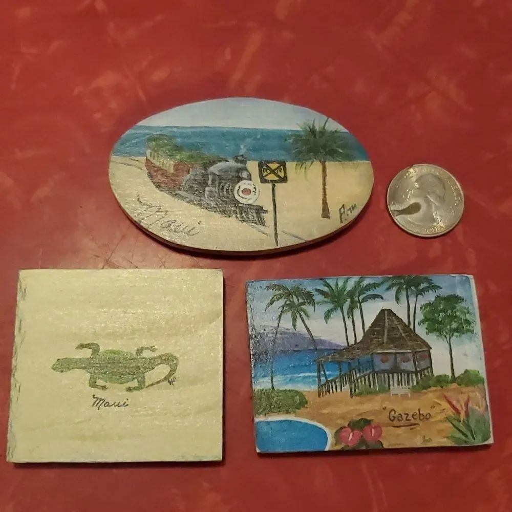 Made on Maui Magnets Set of 3 Hawaii